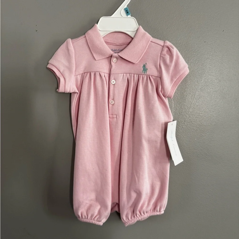 Ralph Lauren Soft Pink Baby Outfit